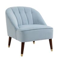 Reyne Occasional Chair - Ice Blue Velvet