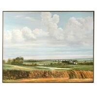 A Moment In Time Oil On Canvas Painting