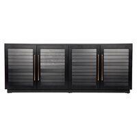 Loft Oak Buffet - Black
