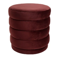 Demi Stool Mulberry Velvet