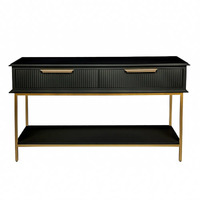 Aimee Console Table - Small Black