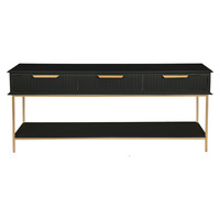 Aimee Console Table - Large Black
