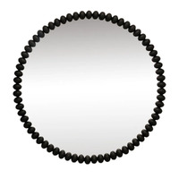 Esme Round Wall Mirror - Black