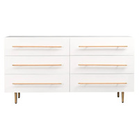 Retreat 6 Drawer Chest - White