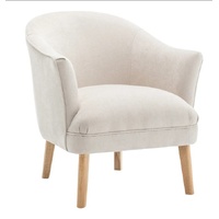 Elsa Occasional Chair - Cream Chenille