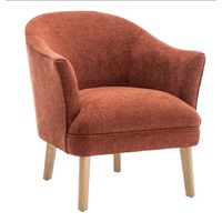 Elsa Occasional Chair - Terracotta Chenille