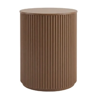Nomad Round Side Table Mocha