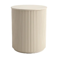 Nomad Round Side Table Cream