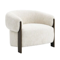 Napa Arm Chair Ivory Chenille