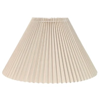 Anya Pleated Empire Shade - Small Off White