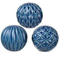 Cerulean Decorative Balls Set of 3