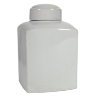 Stone Speckled Lidded Ginger Jar