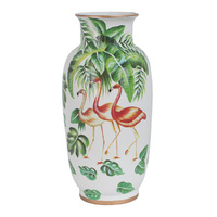 Pink Flamingo Vase