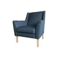 Eden Armchair denim fabric