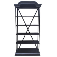 Bakers Stand Black Reclaimed Timber