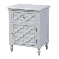 Daintree Bedside or Side Table White