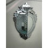 Venetian Heart Shaped Mirror (Sydney Metro Only)