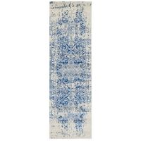 Horizon White Navy Transitional Rug 500x80cm