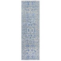 Frost Blue Transitional Rug 500x80cm