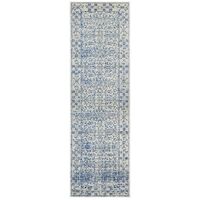 Whisper White Transitional Rug 400x80cm