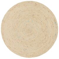 Diva Bleached Natural Rug 120x120cm