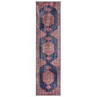 Whisper Blink Navy Runner Rug 400X80cm