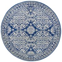 Gwyneth Stunning Transitional Rug Navy 200X200cm