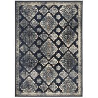 Mayfair Timeline Navy Rug 230X160cm