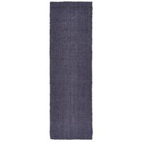 Chunky Natural Fiber Barker Navy Rug 400x80cm