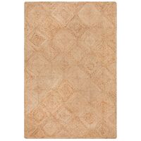 Chunky Natural Fiber Hatch Rug 220x150cm