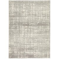 Ashley Abstract Modern Rug Silver Grey 230X160cm