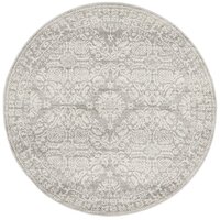 Gwyneth Stunning Transitional Rug Silver 150X150cm