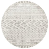 Adani Modern Tribal Design Rug Grey 200X200cm