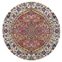 Museum Shelly Rust Round Rug