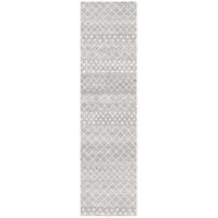 Selma Silver Tribal Runner Rug 300x80cm