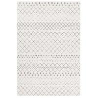 Selma White Grey Tribal Rug 230x160cm
