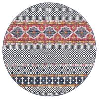 Sabrina Multi Tribal Round Rug 150x150cm