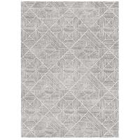 Kenza Contemporary Silver Rug 230x160cm