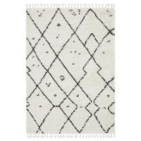 Dream White Silver Transitional Rug 330x240cm