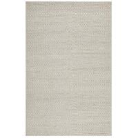 Helena Woven Wool Rug Grey White 280x190cm