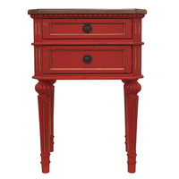 Moulin Side Table/Bedside Mindi wood
