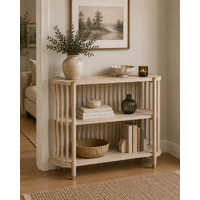 Arlo Console Table Drintwood White Finish