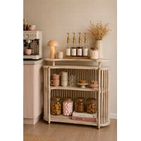 Arlo Bar In Driftwood White Finish
