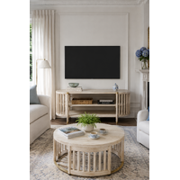 Arlo Coffee Table Driftwood Whie Finish