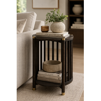 Arlo Side Table Walnut Finish