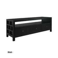 Evan TV Unit Black Finish