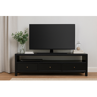 Evan TV Unit Black Finish