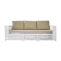 Roma 3 Seater - White