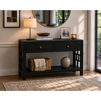 Evan Console Table Black