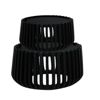 Rails Coffee Table Set Black